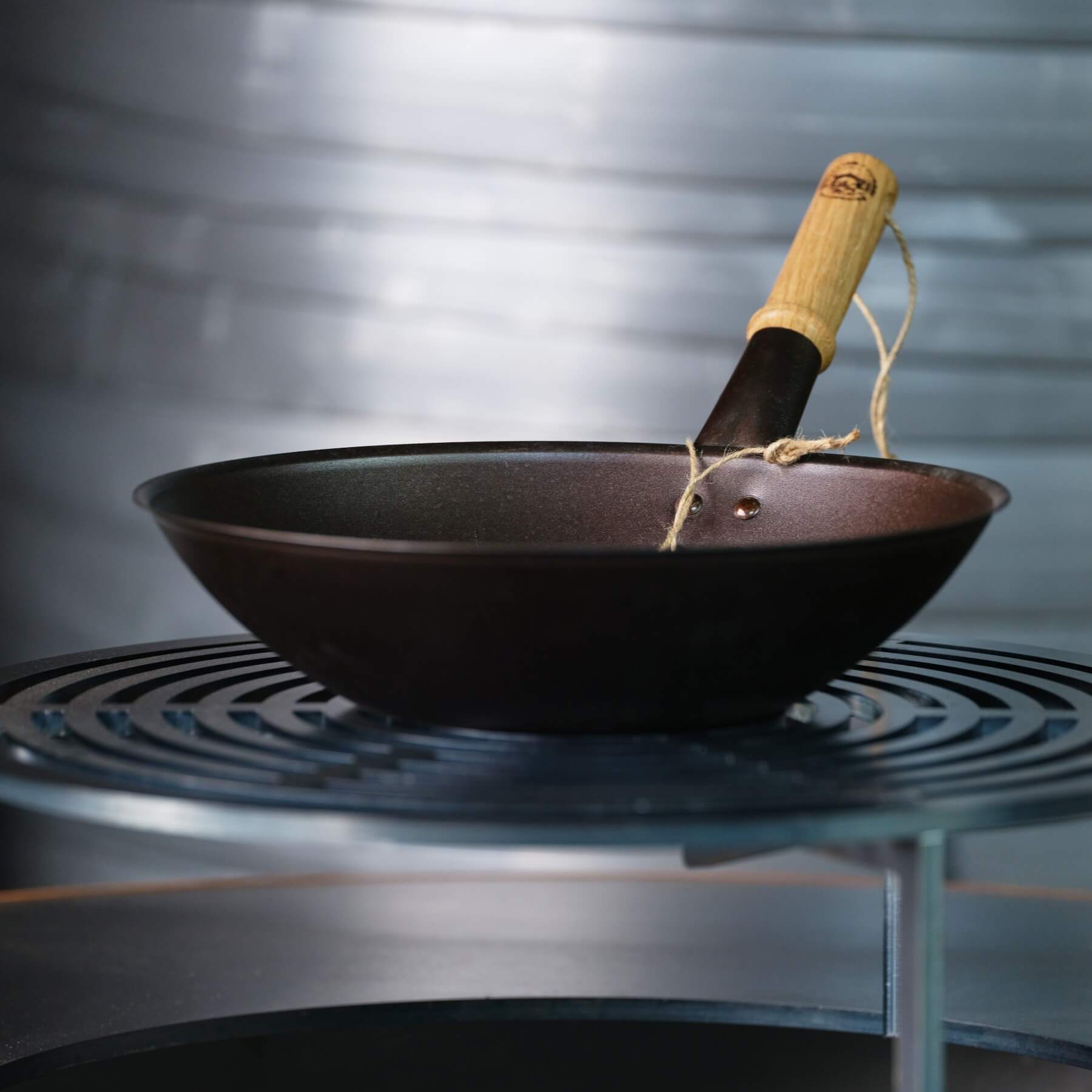 Wok mit Holzstiel SALE