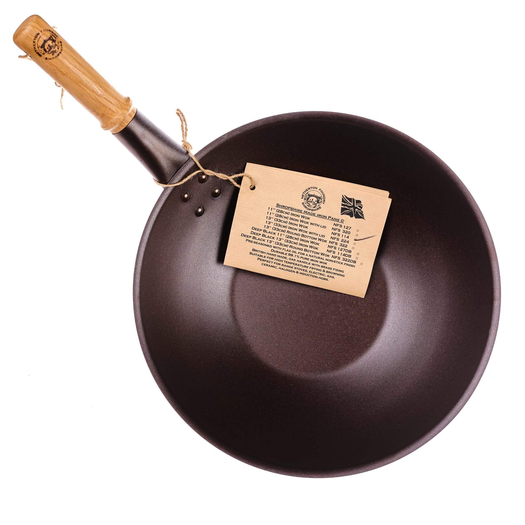Wok mit Holzstiel SALE